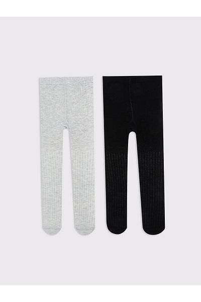 LC Waikiki Lcw Baby Basic Baby Boy Pantyhose 2-Pack (W5)