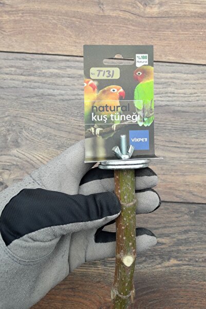 Vixpet Venty 35.5 cm Natural Parrot Leg |   Branch Trench |   Budgie, Sevda, Forpus, Paradise - T131