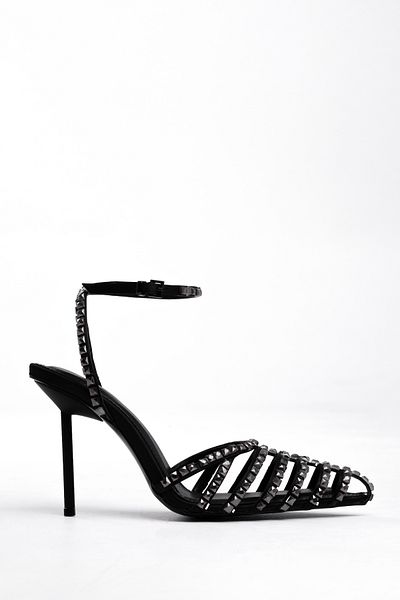 Tasarım Tocuri cu bandă subțire cu piatră Cataramă la gleznă Aspect elegant Pantofi stiletto pentru femei Elegant și ocazie specială