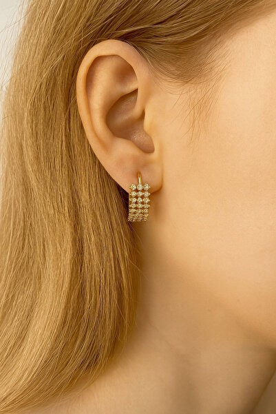 Makerlab Çelik taşlı küpe