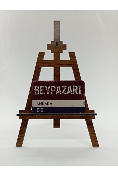 CraftbyBYC Beypazarı İlçe Temalı Retro Ahşap Buzdolabı Magneti-Hediyelik Kons...