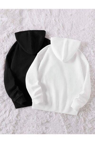 Hunors Sportswear & Company Blackjackgiyim 2-Pack Black Hoodie White Hoodie