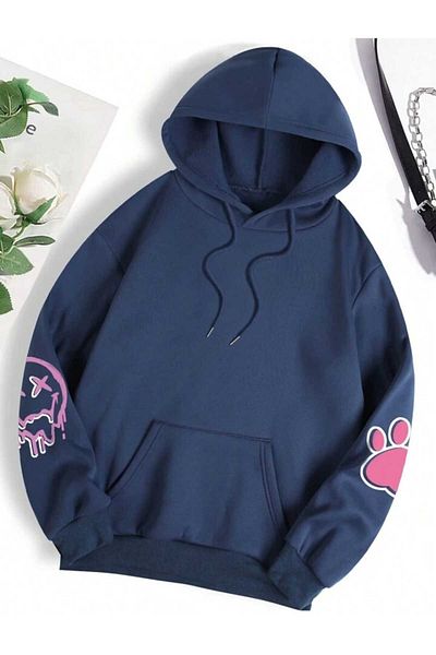 Hunors Sportswear & Company Printed Oversize Women's Sweatshirt