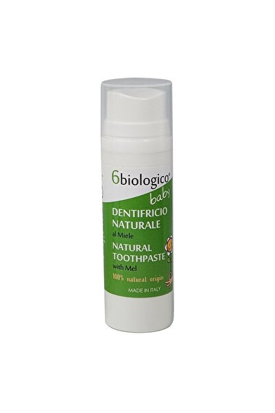 6biologico Natural toothpaste for babies and children 50 ml - caries prevention and gum soothing