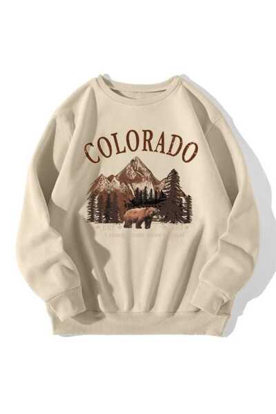 Hunors Sportswear & Company Colorado Printed Oversize Unisex Sweatshirt