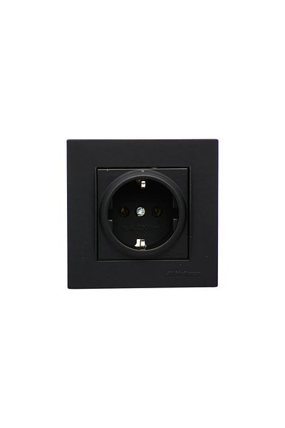 Beruflic Mutlusan Rita-2220 600 0284 Black with Bag - Grounded Socket Frame