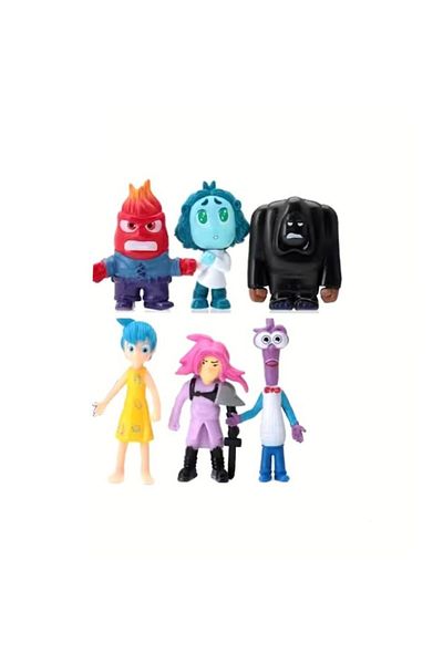 OEM Set 6 Figurines Inside-Out Intors pe dos, model 2