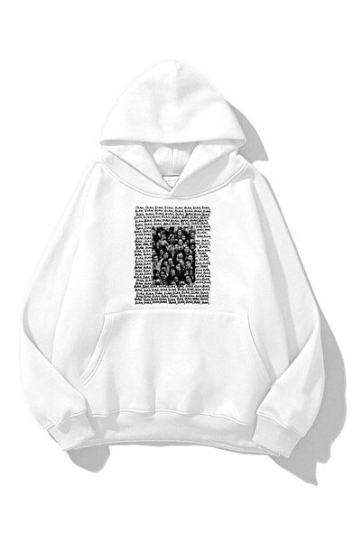 kahire Hanorac unisex Blah Blah By Hanorac Alb