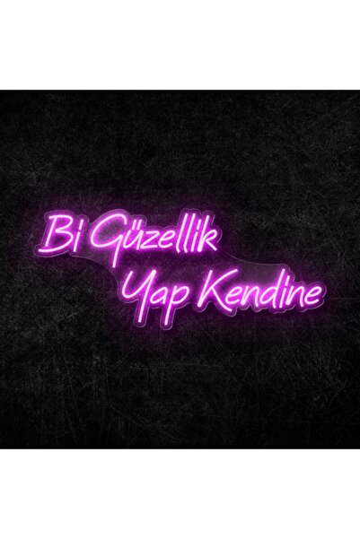 hediyevi promosyon hediyevi Neon Led Bi Güzellik Yap Kendine Yazılı Dekoratif