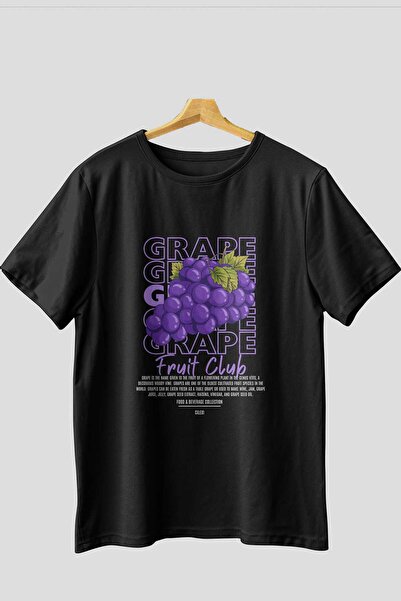 Ankhises Μπλουζάκι με μπροστινό στάμπα μεσαίο μαύρο oversize ανδρικό γυναικείο βαμβακερό μπλουζάκι με λαιμόκοψη