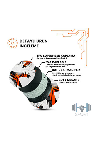 Hsport Yeni Sezon UEFA Avrupa Ligi Futbol Topu Dikişli Dayanıklı Halı,Çim,Beton Zemin Europe League Pro Top