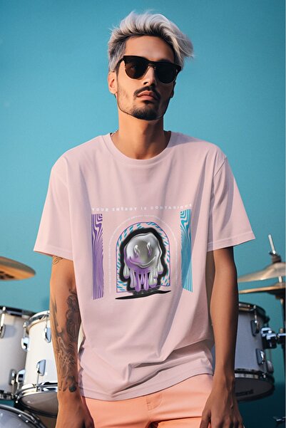 ArtYus TRIOCĂ CU MÂINĂ SCURTĂ CU Gât rotund, imprimată prin transfer, cu text...