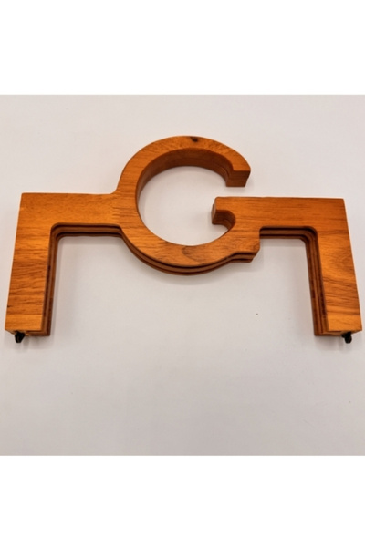 Aynalı G Model Ahşap Burs Taba