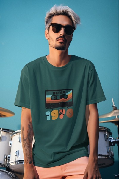 ArtYus ΑΝΔΡΙΚΟ/ΓΥΝΑΙΚΕΙΟ ΜΠΛΟΥΖΑ RETRO1970 ΜΕ ΣΤΑΥΡΩΜΕΝΟ ΣΤΑΥΡΩΜΑ ΣΤΡΟΓΓΥΛΟ Λ...