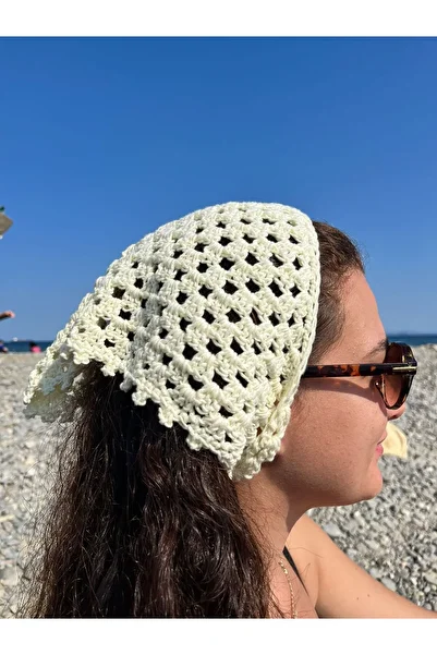 Bytugbaocak Mesh Model Handmade Knitting Bandana