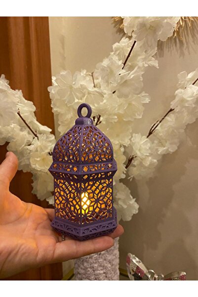 smilechild Led Aydınlatmalı Dekoratif Fener Mumluk led mum dahildir