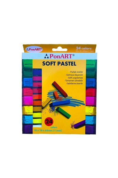 Ponart Soft Pastel Paint 24 Colors