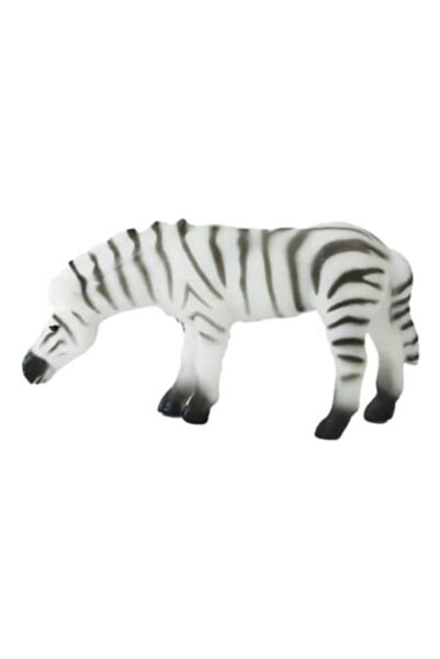 MASHASHOP Figurină Zebră, Realistă, Alb/Negru, 17 cm