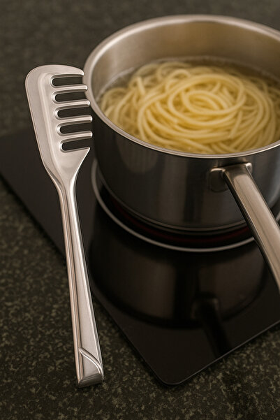 CEZVE HOME Stainless Steel 3-Piece Tongs Set | Pasta - Salad - Pastry Tongs Set