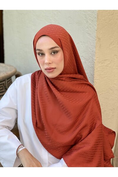 Modakaşmir Ипекси Джакар Серия Брик Десен Шал