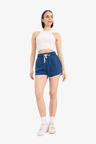 DeFacto New Season Coool Flexible Waisted Lace up Thick Shorts with Pockets
