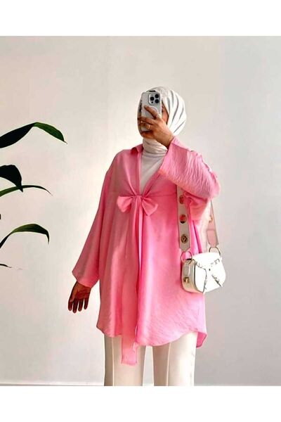 unika boutique كيمونو نسائي مزين بفيونكة