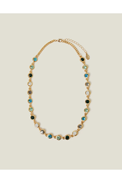 Accessorize Eclectic Taşlı Kolye Yeşil