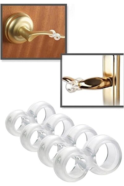 Bee Home Set de 4 opritoare din plastic pentru uși și ferestre – Mâner pentru ușă anti-închidere