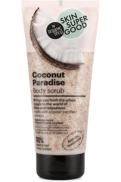 organic shop Super Good Skin Coconut Paradise Antioxidant Body Scrub by Organic Shop, 200ml