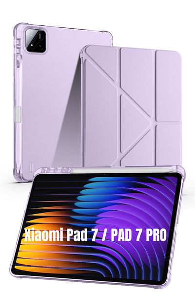 İncisoft Xiaomi Pad 7 / Pad 7 Pro Compatible Case Smart Cover with Pen Compartment, Stand and Sleep Mode