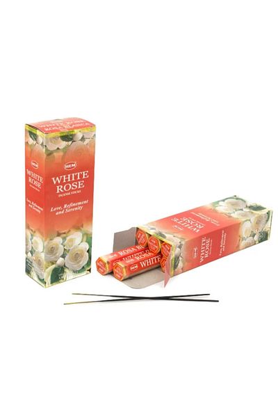 Hem Set of 20 Scented Sticks - White Rose