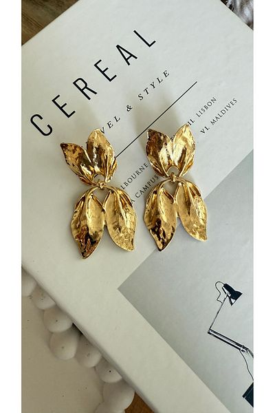 Lune Dor Accessories Brand Model M.N.G Steel Butterfly Earrings