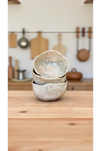 Feza Seramik Stüdyosu Doğal Dokulu El Yapımı Seramik Kase