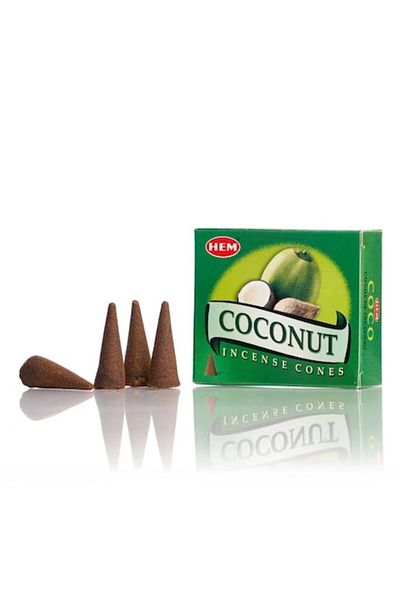 Hem Set Conuri parfumate - 10 Buc - Coconut