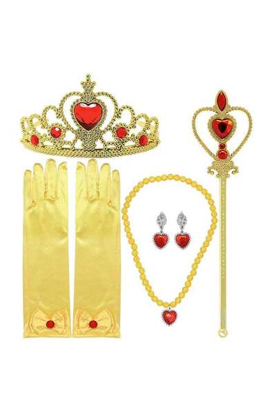 Fancydresswale مجموعة إكسسوارات تلبيس الأميرة إلسا وسندريلا ورابونزل