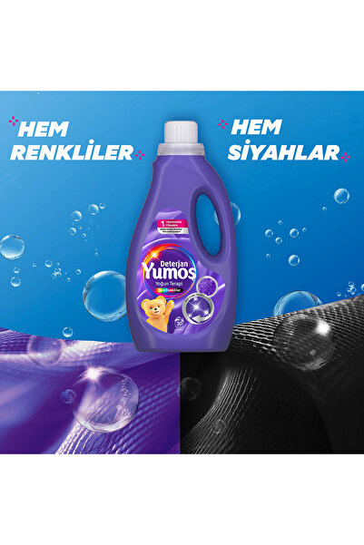 Yumoş Sıvı Bakım Deterjanı Yoğun Terapi Tüm Renkliler 30 Yıkama 1500ml x2