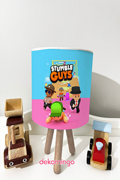 dekomingo Stumble Guys Patterned Children's Room Lamp Shade