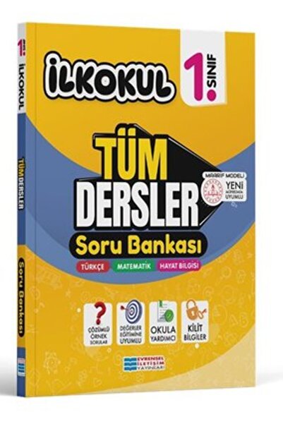 Evrensel İletişim Yayınları İlkokul 1. Sınıf Tüm Dersler Soru Bankası
