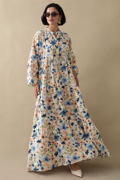 InStyle Sardinia Blue Mango Dress