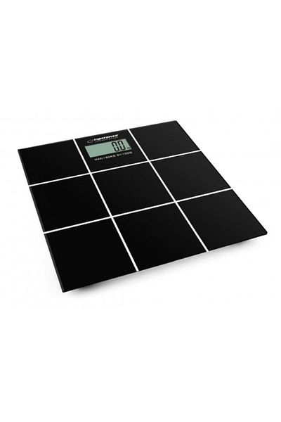 ESPERANZA Cântar corporal Salsa, ecran LCD, maxim 180 kg, sticlă de 6 mm, oprire automată