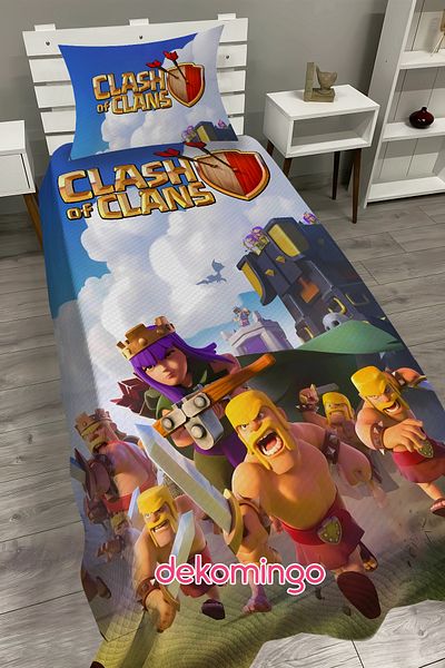 dekomingo مجموعة بيكيه لغرفة الأطفال من CLASH OF CLANS