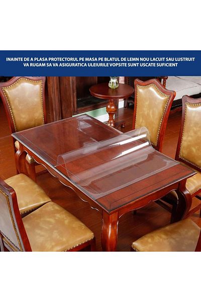 PROCART PVC protection for office, furniture, 1.5 mm thick, 120x90 cm, transparent