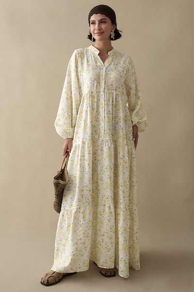 InStyle Rochie Mango Galben Freesia