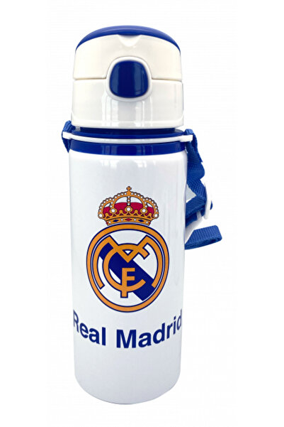 Euroswan Sticlă de apă, aluminiu, curea, 600 ml Real Madrid