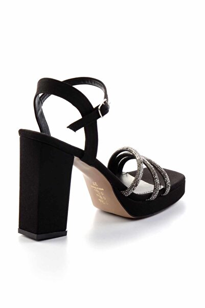 Bambi Matte Black Women's Classic Heeled Shoes K05215164838