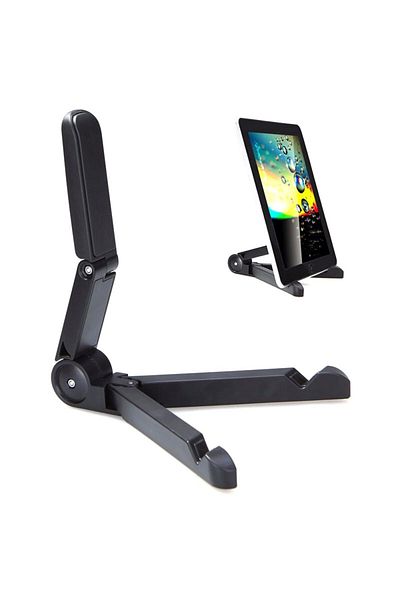 PROCART Suport universal pentru tabletă, dimensiune reglabilă, 18,4 x 2,3 x 3,2 cm, negru