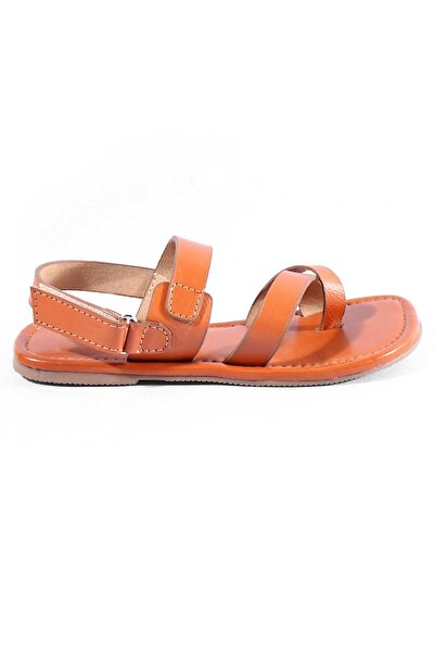 Pine kids Pine Kids Double-Strap Kolhapuri Chappals with Velcro Closure - Brown