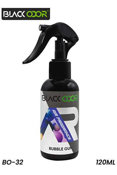 Black Odor بخاخ برائحة العلكة BO-32، 120 مل - معطر جو غير سام للمنزل والسيارة...