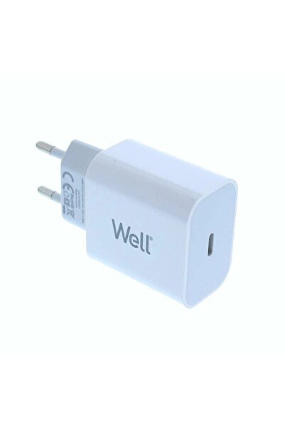 OEM Încărcător de rețea USB-C, PD 20W, ieșire 5V, alb, Well