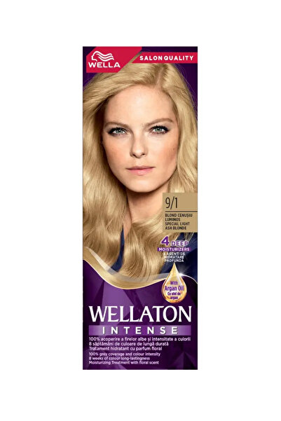 Wellaton Vopsea de par permanenta 9/1 Blond cenusiu luminos, 110ml